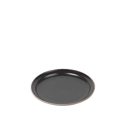 라움 무광 원형 접시 6인치 (블랙)